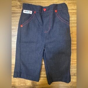 Healthtex Kids Dark Blue Jeans with Red Accents